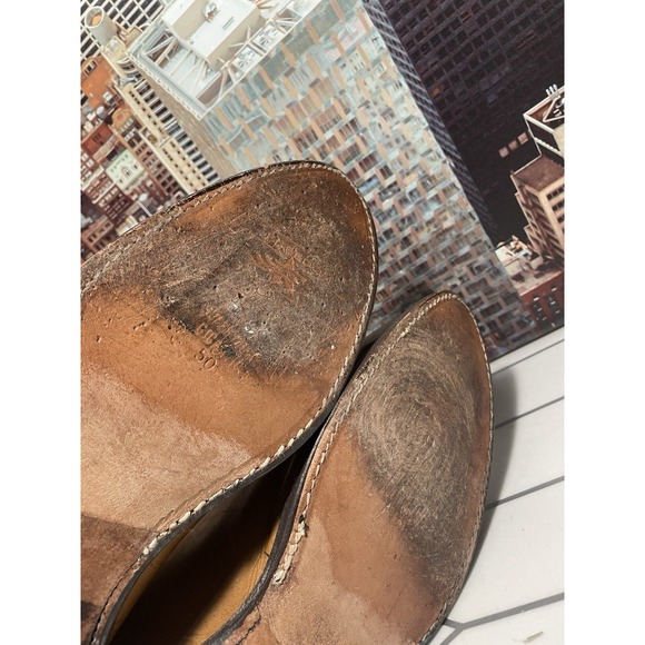 Justin Size Us Men's  13 D Brown Cowboy Boots # 2420 - Picture 14 of 14